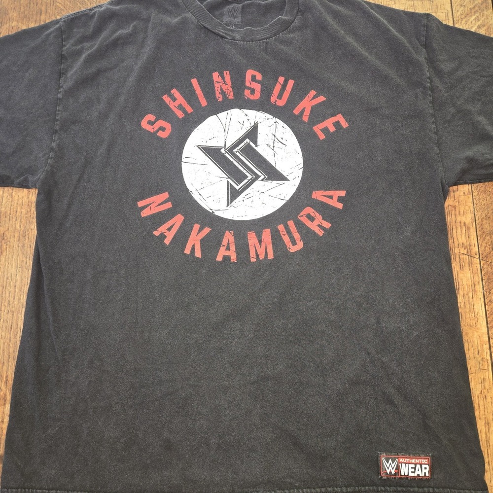 Shinsuke Nakamura The Artist Known As Black T-shirt Sz Xl Wwe Wwf Aew Wrestling